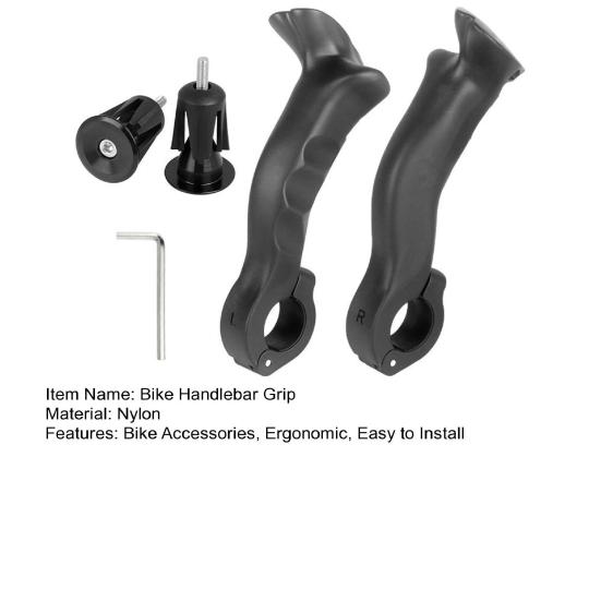 1 Pair Bicycle Vice Handlebar Grip Adjustable Ergonomic Lightweight Universal MTB Road Mountain Bike Handle End Extender Grip Bicycle Accessories