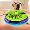 Spaß-Labyrinth, Slow-Food-Napf, Dreifarbige rotierende Scheibe, Zahnen, Futterleckage-Spielzeug, Rotierender Futterspender, Hunde- und Katzennäpfe