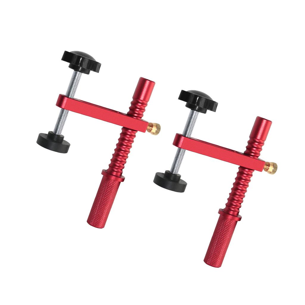 Versatile Aluminum Bench Dog Clamps Fast Release Workbench Hold Down Accessories Stable Woodworking Bench Dog Clamps