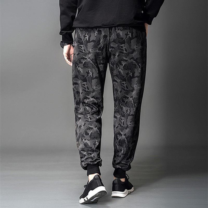 Men's Plus-Size Velvet-Lined Work Pants for Construction - Durable and Wear-Resistant for Autumn and Winter