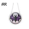 Acrylic Puzzle Art Halloween Scary Bat Pumpkin Jigsaw Suncatcher, Stained Glass Style Party Decoration Window Hanging Decor for Home,