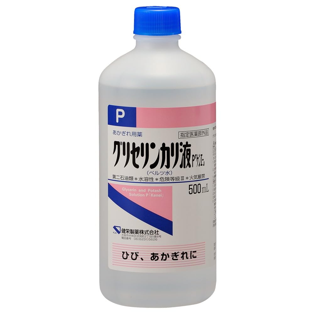 Kenei Pharmaceutical Glycerin Potassium Solution P 500ml calluses on heels and [Designated Quasi-drug] (for elbows)