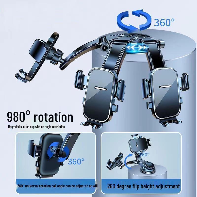Suction Cup Air Vent Dashboard Car Phone Holder - 2025 Model
