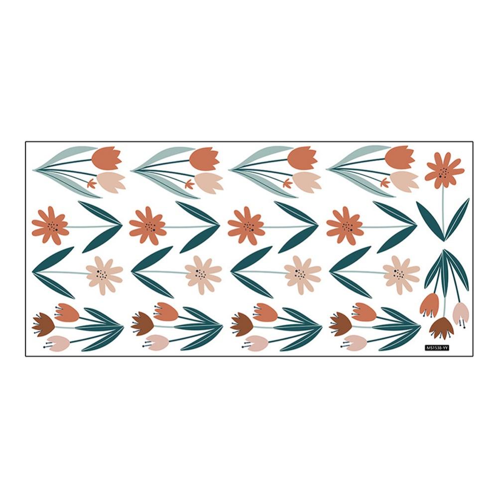 

DIY Boho Мультяшные цветы Декоративные настенные наклейки для детей Украшения для комнаты для девочек и мальчиков Обои Скандинавские детские наклейки