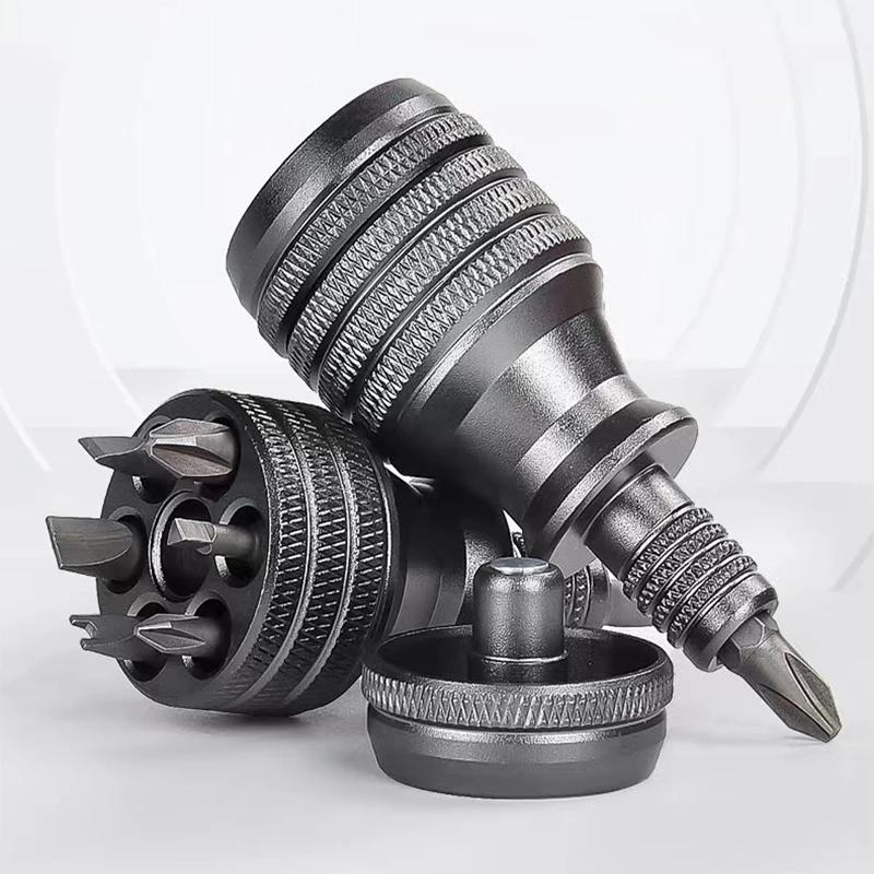 

Многофункциональная трещоточная отвертка 180 градусов 8-в-1 с регулируемым углом для бытового обслуживания, мини-набор трещоточных отверток для быстрой работы