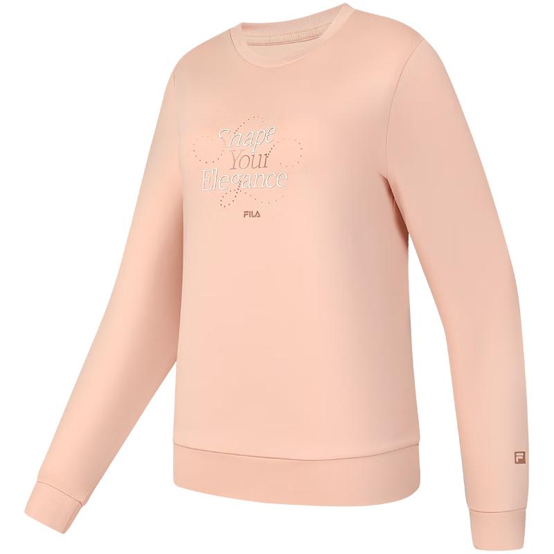 FILA Women's Basic Knit Pullover Sweatshirt