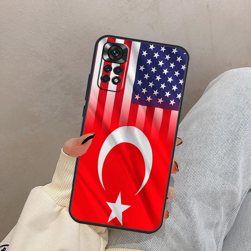 

Флаг Турецкой Республики Анкара Для Xiaomi Redmi Note 13 9 10 11 12 14 15 Pro Plus Чехол Обложка Для Redmi 14C 10C 12C 13C 15C Redmi 10