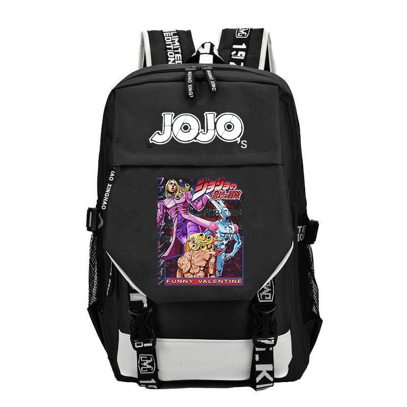 Backpack, Student Animation Fashion Trend Personalized Backpack Men'S And Women'S School Bags