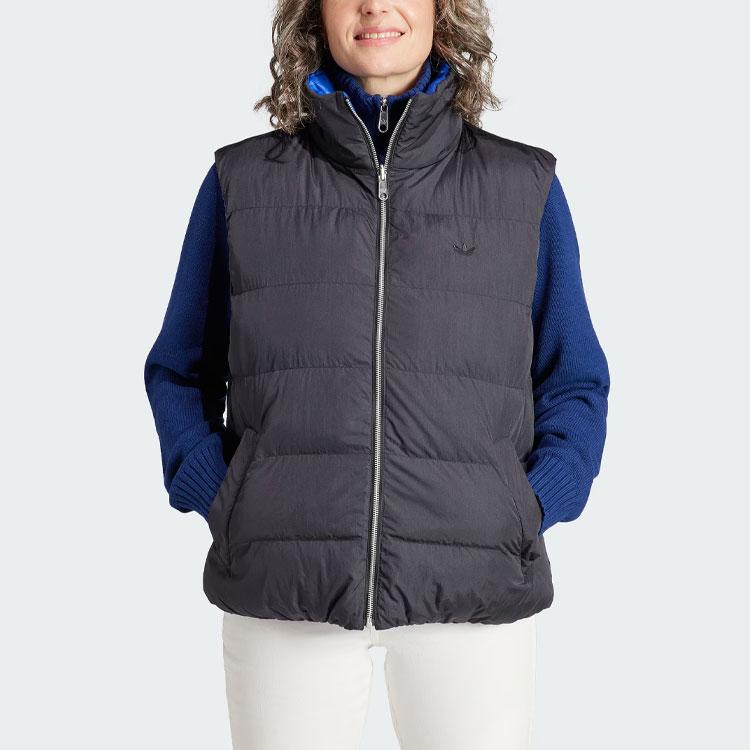 adidas Womens Rever Vegan Vest Black Women Streetwear II8465