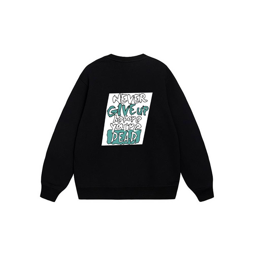 Nike Custom  Letter Graffiti Outdoor Breathable Versatile Solid Color Logo Round Neck Fashion Long Sleeve Sweatshirt BV2667-010(TEAM1061-3.3.9)