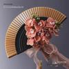 New Chinese Style Bride Folding Fan Bouquet for Engagement or Robe Accessory