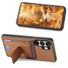 Luxury Carbon Fiber Pattern Vertical Card Solt Holder Wallet Leather Case For Samsung S25 Ultra S24 Plus S23 A17 A07 Stand Cover