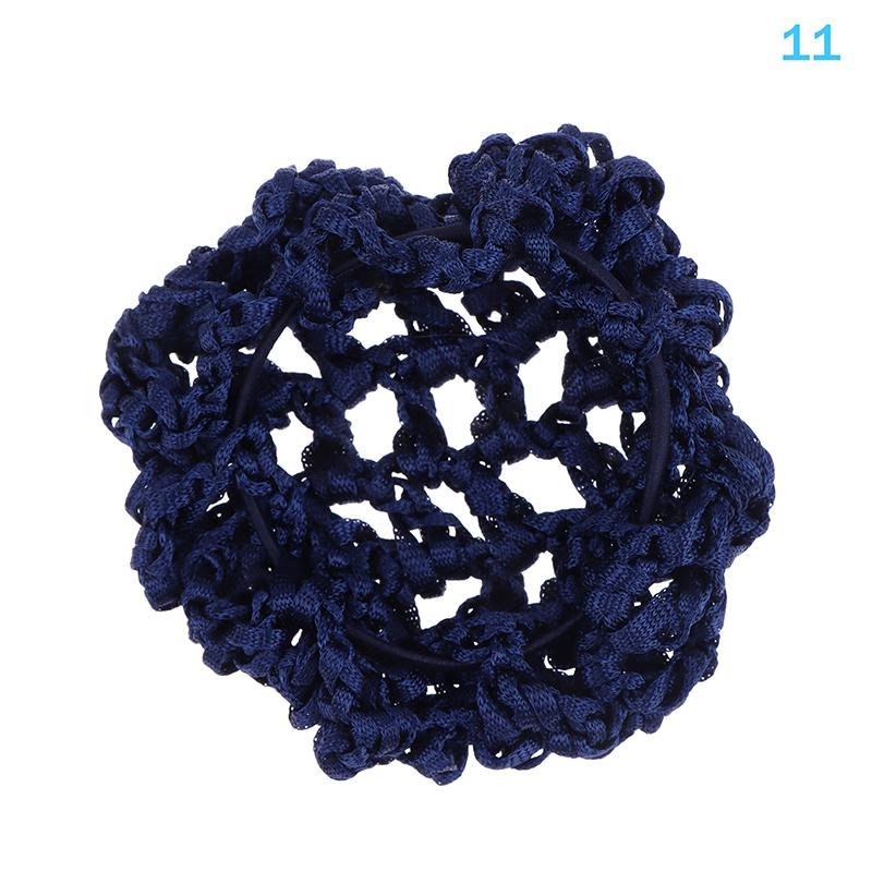 Mesh Crochet Hair Net For Women Invisible Bun Cover Hair Net Ballet Dance Skating Stretchable Hairnet Work Hair Accessories