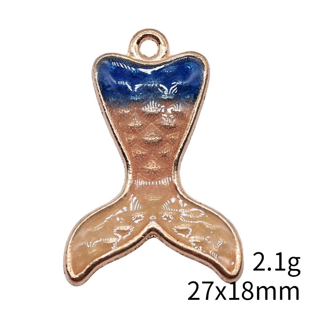 Valentine's Day Charms For Bracelet Flamingo Mermaid Enamel Charms Pendant Home Garden Pendants For Bracelets
