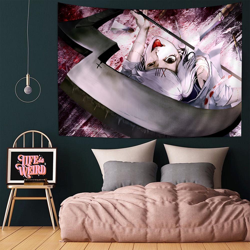 Tokyo Ghoul Juuzou Suzuya Anime Printed Large Wall Tapestry Art Decor for Study Room Home Dorm Dark Style Room Decor Blanket