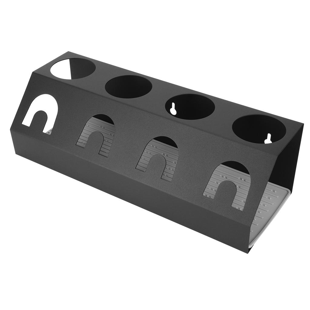 Universal 4 Löcher Soda Flasche Ablauf Trocknen Rack Abtropfgestell Halter mit Pad für Sodastream