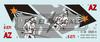 Fabscale Lockheed Martin Fighting Falcon Block Fighter Squadron Air Force Plastic Model Decals FABD48110 1/48 F-16CM 30, 162, Davis-Monthan Base,