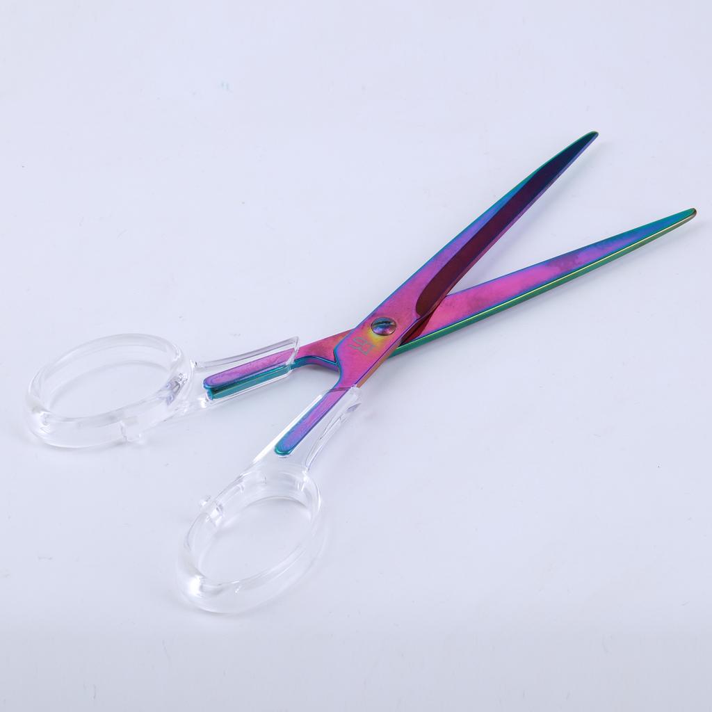 Acrylic Scissor Cute Boys Girls Shears Multifunctional Stainless Steel Hand Scissors Students School Stationery Novelty Shears
