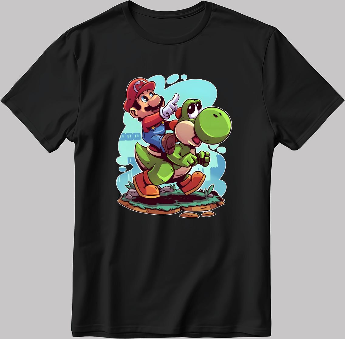 Super Mario Short Sleeve Men s Women s T Shirt N222 4XL