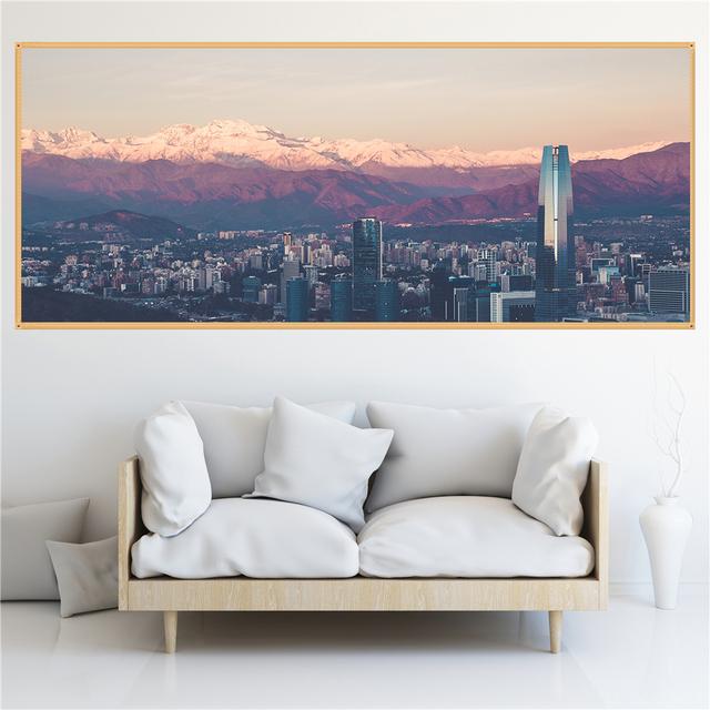 

Холст большой размер городской плакат холст городской пейзаж настенные панно для украшения гостиной настенная живопись домашний декор ночная сцена 20cm×40cm NoFrame