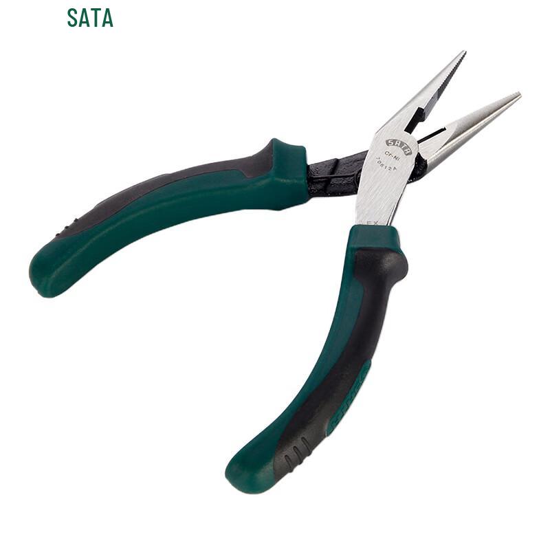 SATA 70612A Labor-Saving Mini Needle-Nose Pliers 5.5 inches