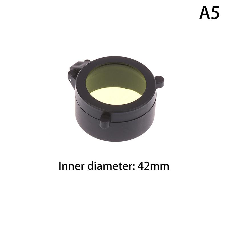 Rifle Scope Lens Cover Spring Up Quick Flip Openning Lens Dustproof Cover Telescope Cap For 36-64Mm Caliber Hunting Riflescopes