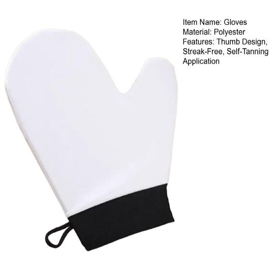 1 Paio di Guanto Applicatore per Autoabbronzante Applicazione Uniforme Senza Strisce Autoabbronzante Applicatore per Abbronzatura Guanto per Autoabbronzante