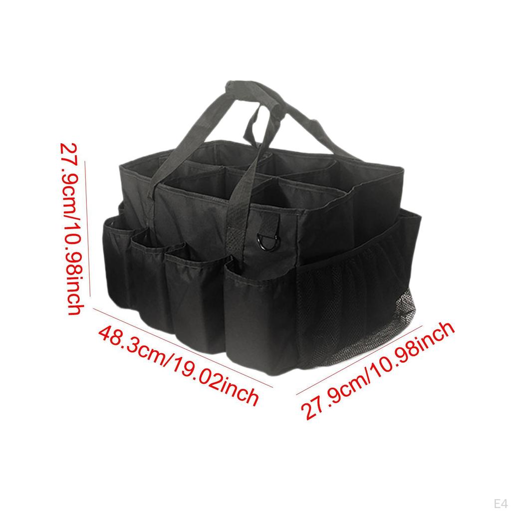 Cleaning Supplies Tote Multifunctional Tool Bag Supply Organizer for Carpenter
