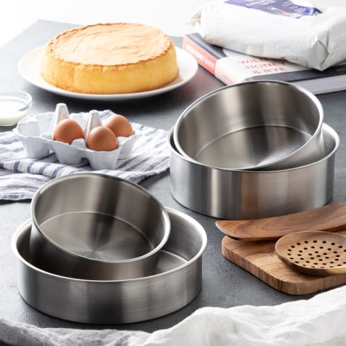 Endo Shoji Commercial Cheesecake Decorating Pan, 15cm, Shallow, 18-8 Stainless Steel, WDK01015