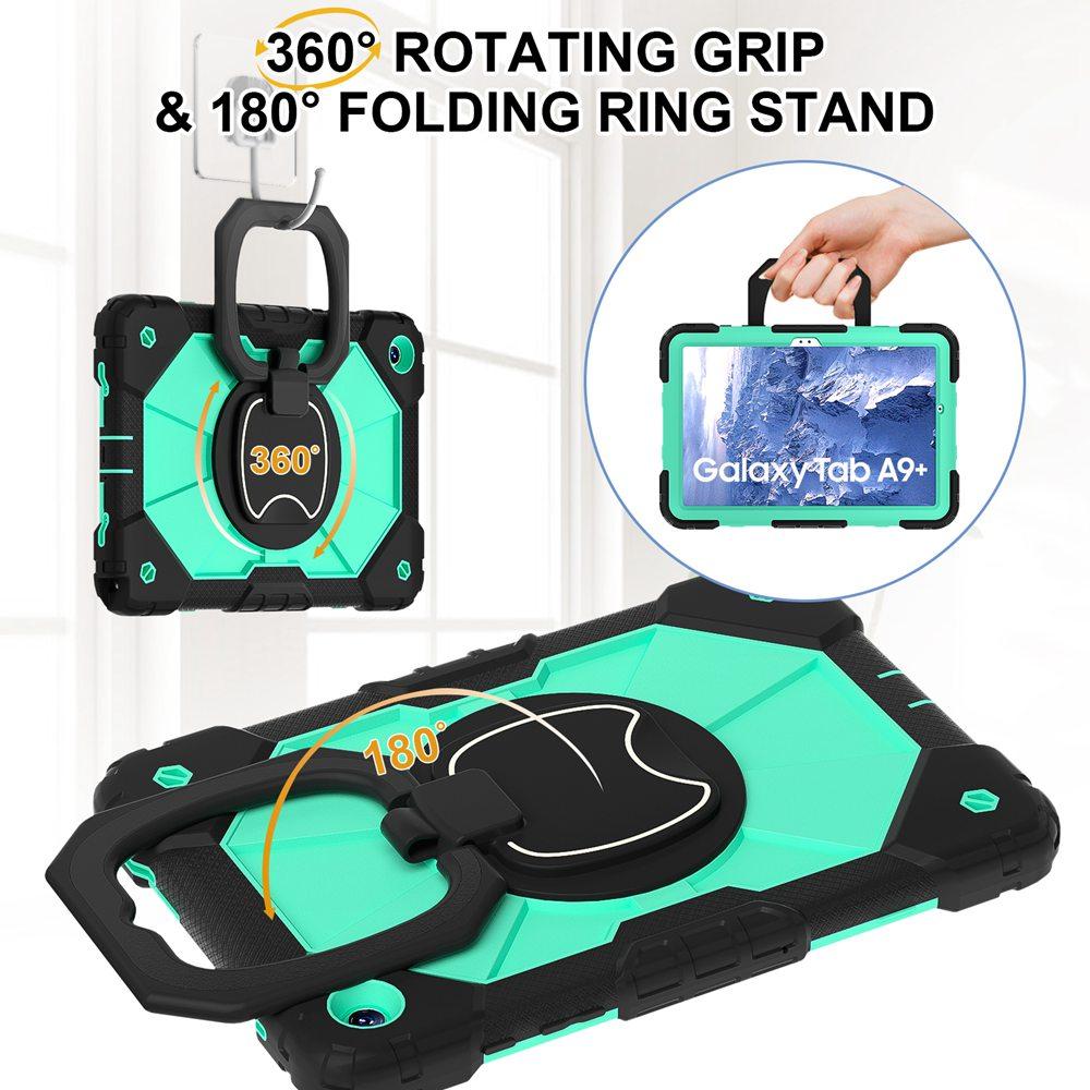Für Samsung Tab A9+ 5G 11 Zoll SM-X210 X215 X216B X218U Hülle Kinder Tablet Cover für Samsung A11+ (5G) 11' SM-X230 SM-X236B+ Riemen
