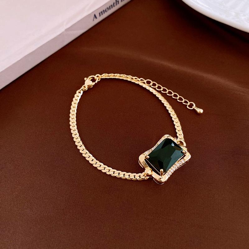 Electroplated Zircon Sun Love Bracelet Niche Sweet Versatile Bracelet Temperament Light Luxury High-end Jewelry Women