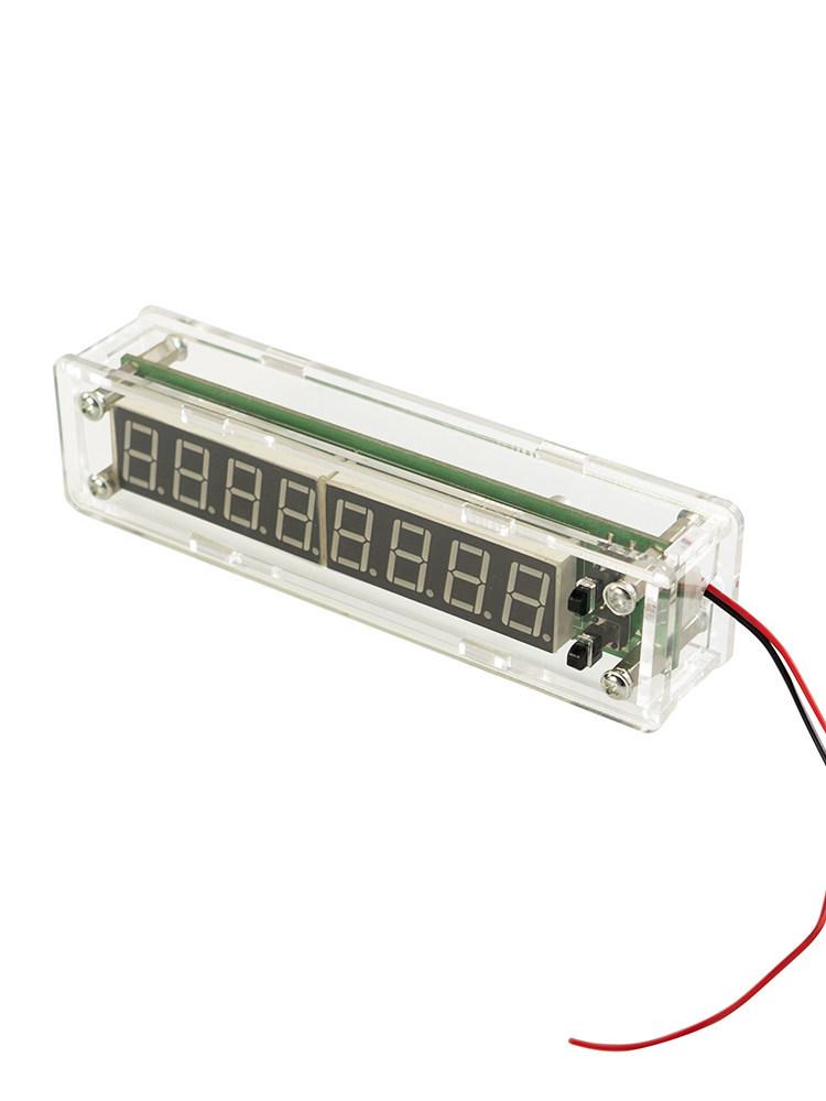 PLJ-8LED-H Frequency Counter Enclosure: Clear Protective Case for 0.1MHz~1000MHz Frequency Module.