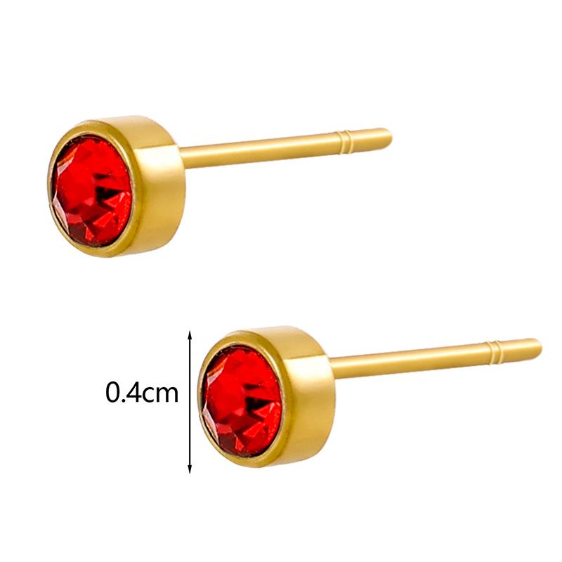 Stahl Mehrfarbig Schraubkugel Ohrstecker Für Damen/Herren Knorpel Helix Hantel Ohrstecker Piercing Schmuck