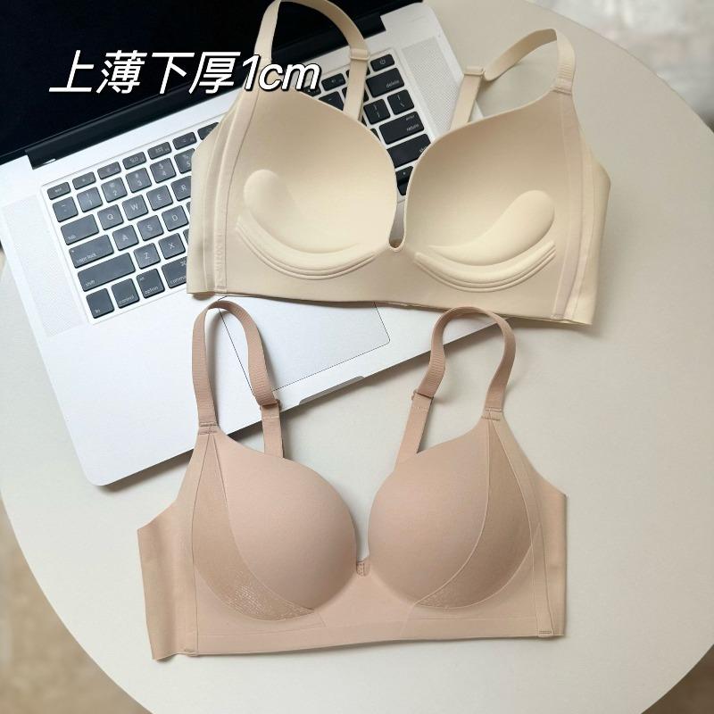 No steel ring, small chest, big bra, smooth surface, no traces, simple underwear for women, comfortable gathering, anti-sagging new breasts
