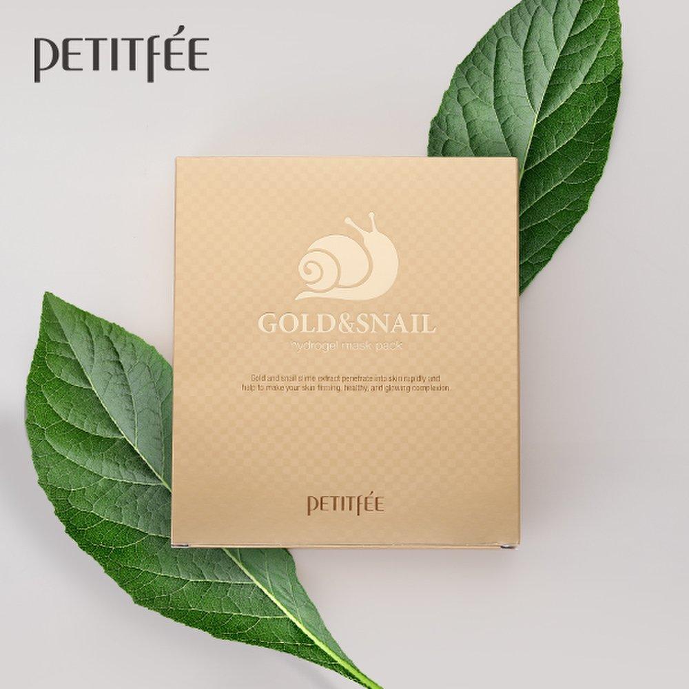 Petitfee Gold & Snail Hydrogel Mask Pack 32gx5 sheets