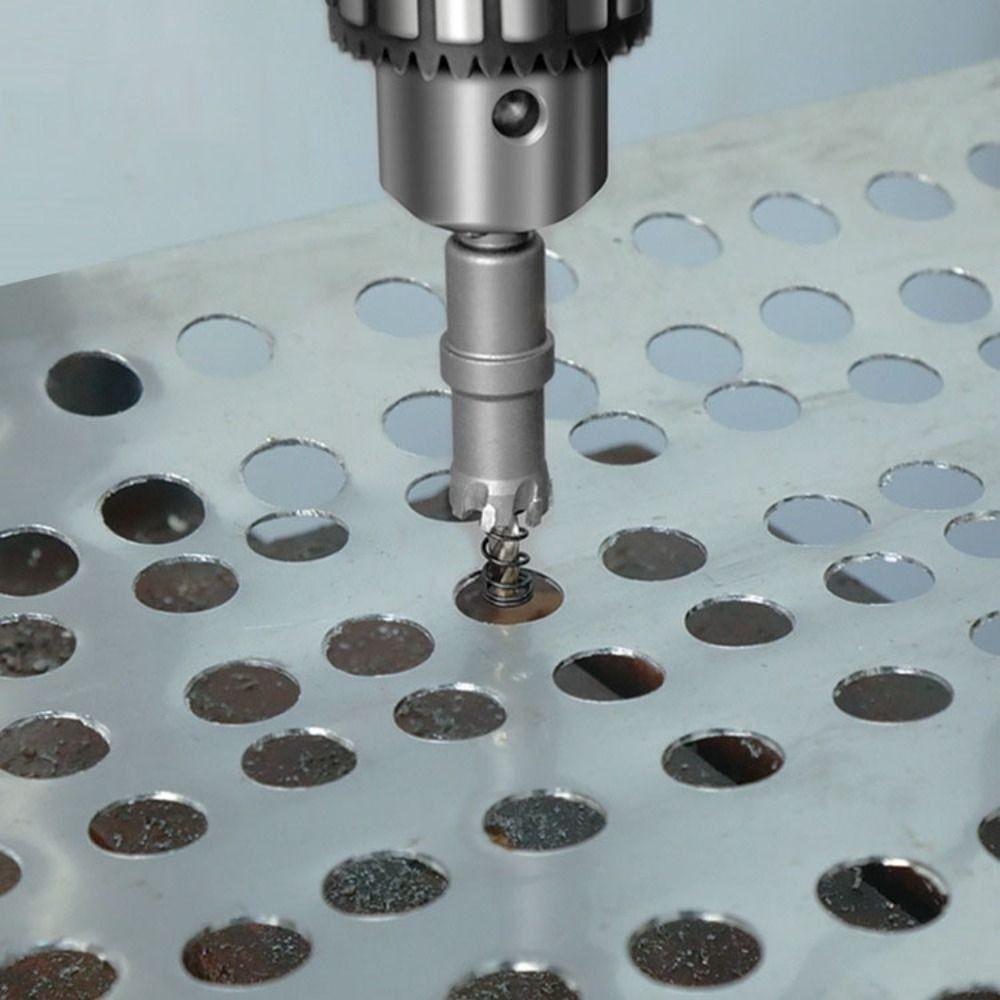 Carbide Tip Hole Saw Core Drill Bit 6mm Diameter Quick Punch Tungsten Carbide Tipped Drill Bit Iron Copper Stainless Steel