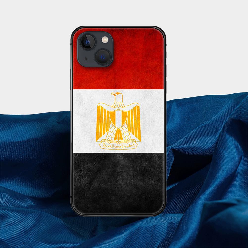 Egypt Flag Phone Case For iPhone Samsung Galaxy Redmi Xiaomi Oppo OnePlus Note S A 7 8 9 10 11 12 13 14 20 21 22 23 53 54 Pro Max Plus Ultra TPU Soft