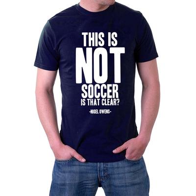 Das ist kein Fußball, ist das klar? T-Shirt Rugby Walisischer Schiedsrichter Wales T-Shirt