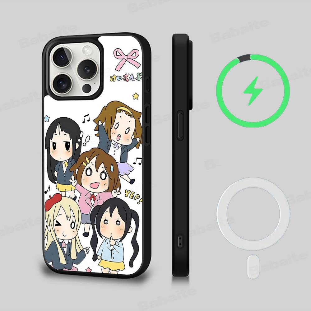 Anime K-ON Girls Cute For Magsafe Magnetic Phone Case For IPhone 17 16 Pro Max 15 Plus 14 13 12 11 Cover