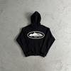 Alcatraz Tryck Fleecefodrad Unisex Zip-Up Hoodie