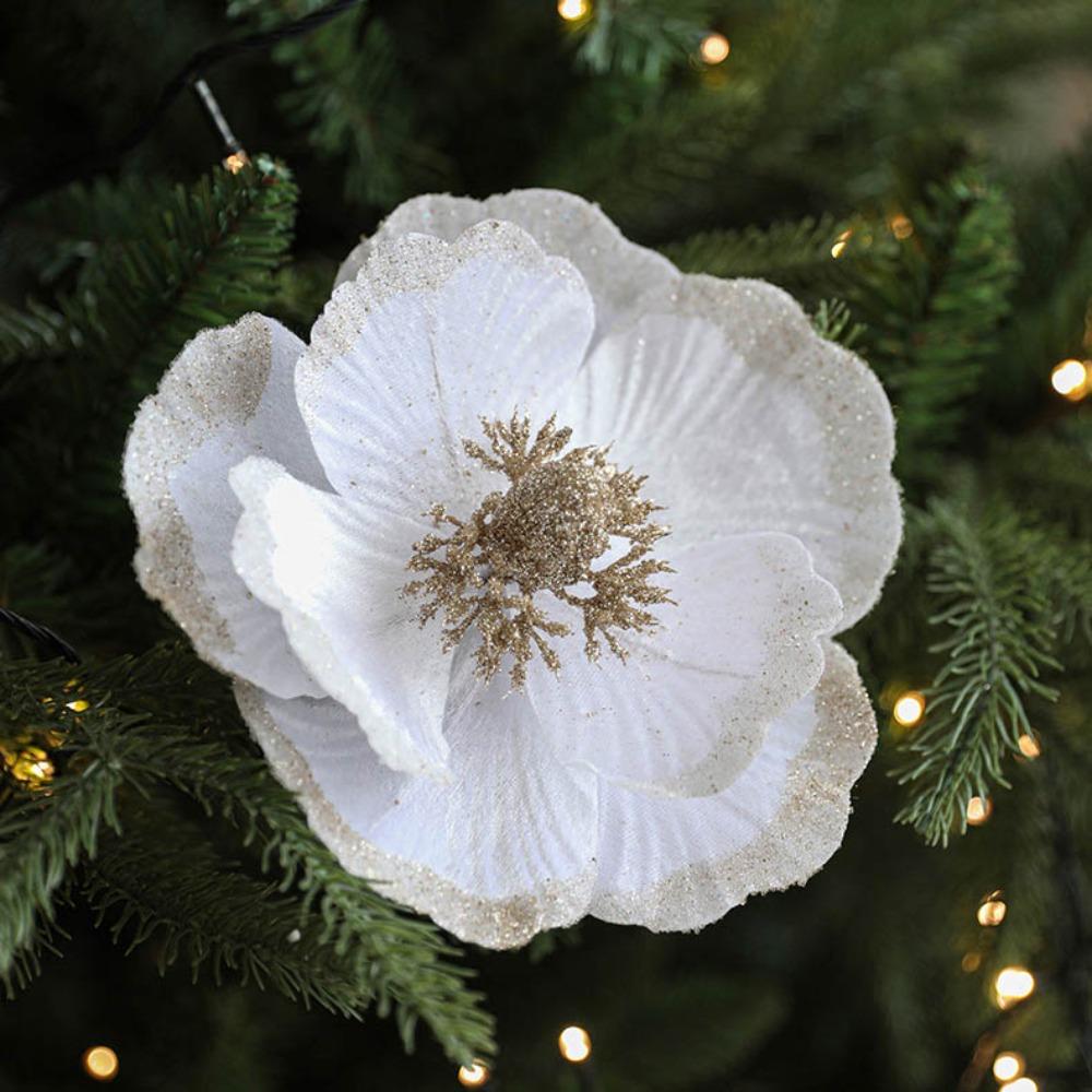 

Сделай сам Цветок Юлань Большие Рождественские Украшения Новые Рождественские Цветы белый