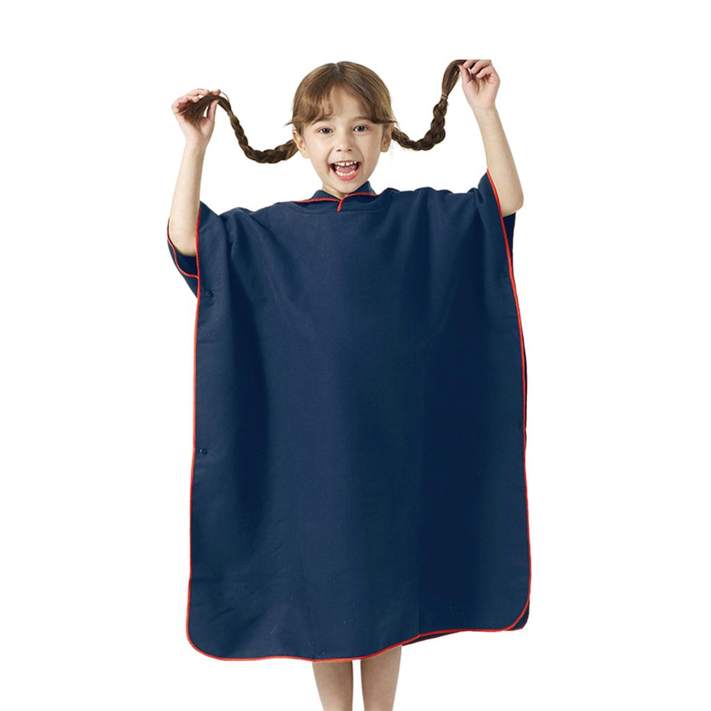 Hooded Bath Towel for Kids Quick Dry Bath Poncho Towel for Beach Swimming Pool