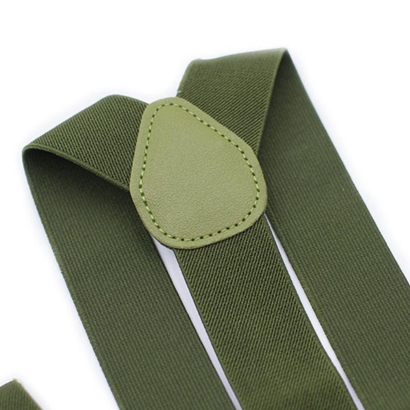 Bretelles réglables de 3,5 cm avec clips antidérapants Design rétro en Y Élastique extensible Pour hommes et femmes