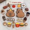 Capybara Cartoon DIY Stickers & Buckles: Jewelry, Phone, Cup, Shoe, Fridge, Car Decor