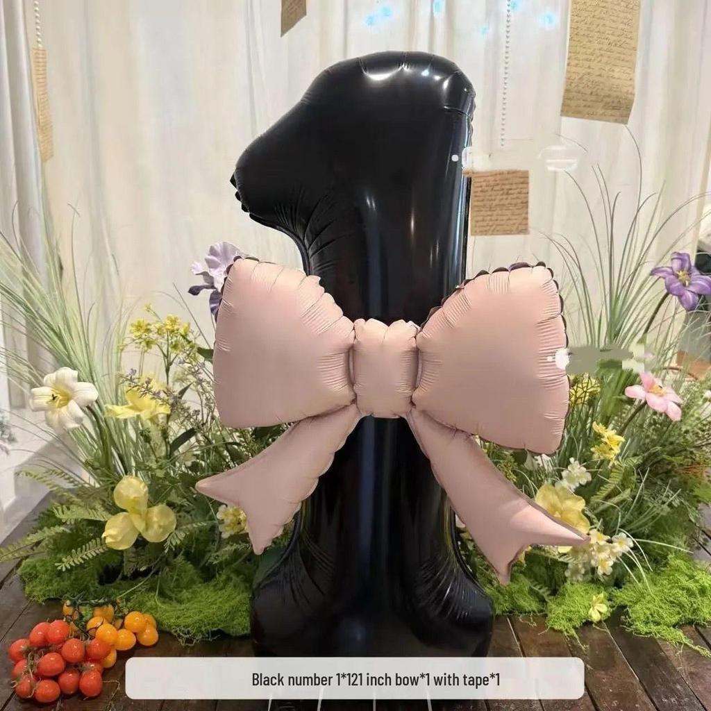 First Birthday Number Balloons & Décor Set for Boys & Girls