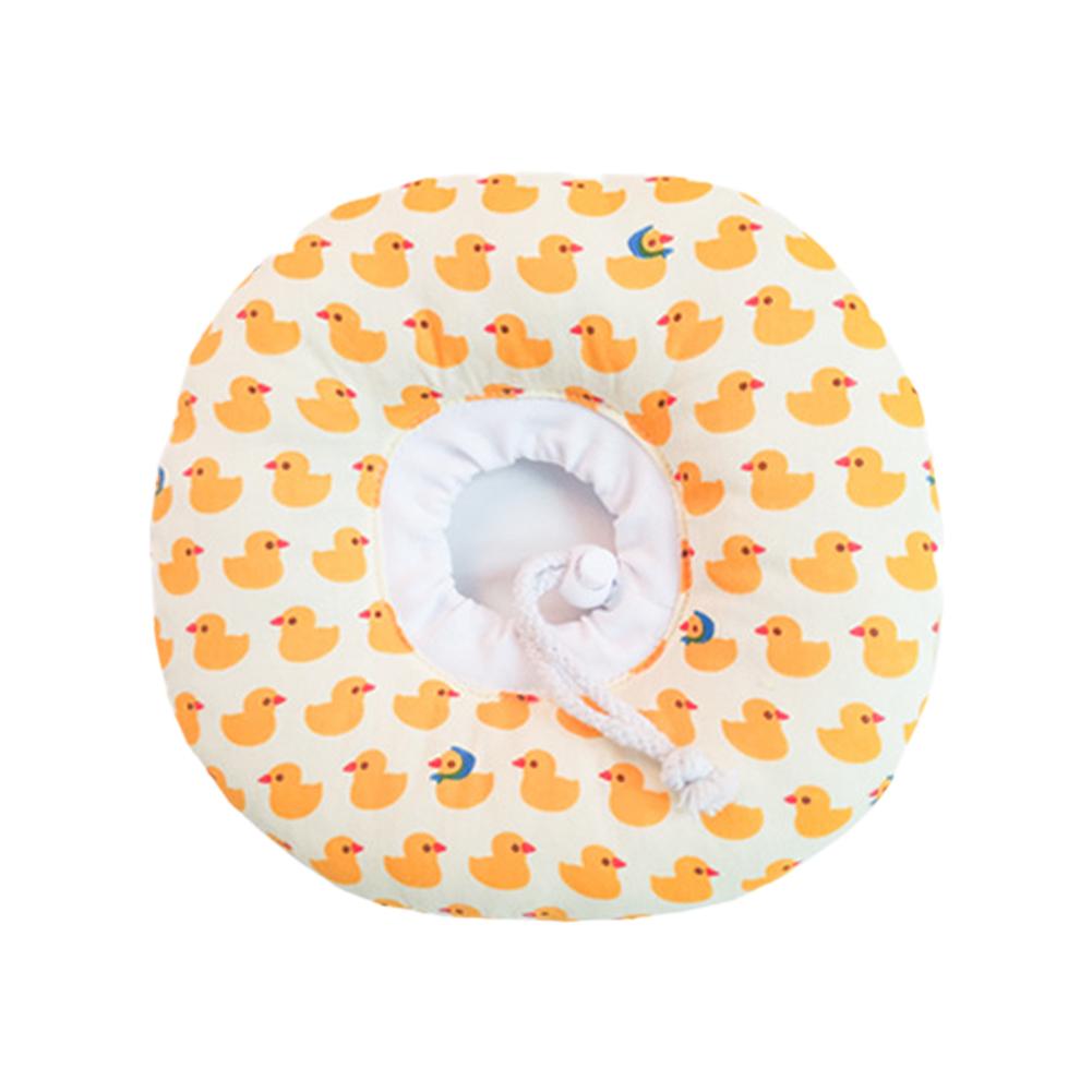 Haustier Katze E-Kragen Erholungskegel Schutz Elizabeth-Kragen Verstellbarer Baumwollmischkragen Bedruckter Elizabeth-Kreis für Katze