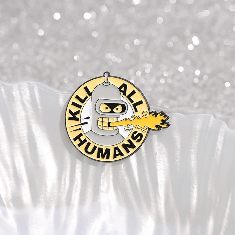 Character Artistic Cartoon Brooch Alloy Pin Eyecatching Design For Collectors And Lovers Fashion