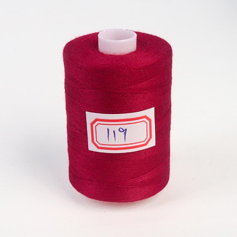 Hilo de Coser de Poliéster de Alta Velocidad 402 - 1000 Yardas, Colores Arcoíris, Ideal para Proyectos de Costura Casera y a Mano