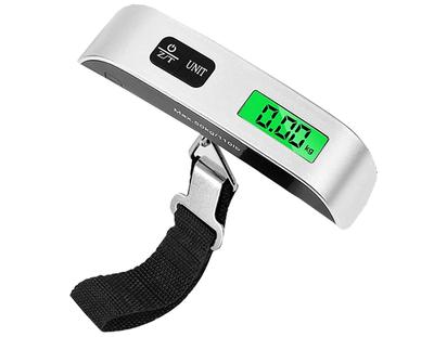 Compact Luggage Scale Up To 50 Kg With LCD Display, Accurate, Travel, Small, With Strap, Battery Operated Wagpro-H50E