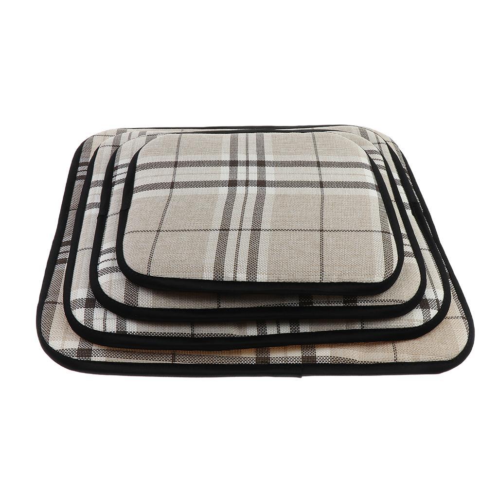 Pads with Ties, Washable Comfortable Polyester Seat Cushions for Living Room, Office, Car